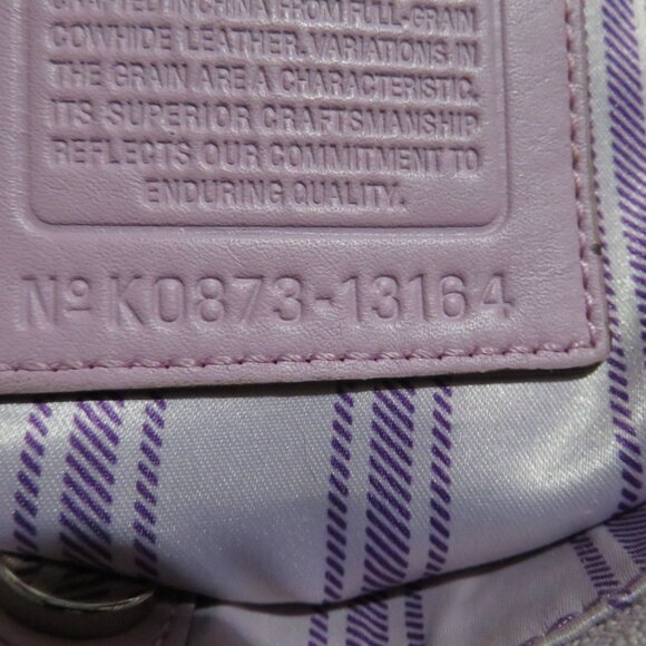 Coach 2008 Penelope Light Lavender Pink Leather satchel - Picture 6 of 14